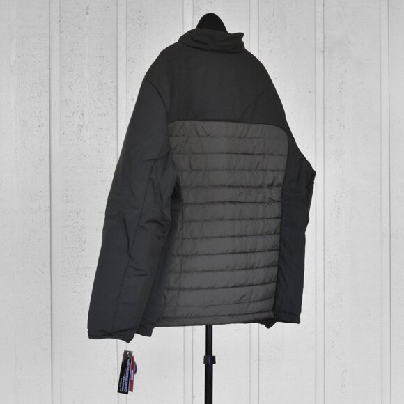 London Fog Ridgewood Mix Media Midweight Jacket Olive Size XXL NEW - Picture 3 of 11